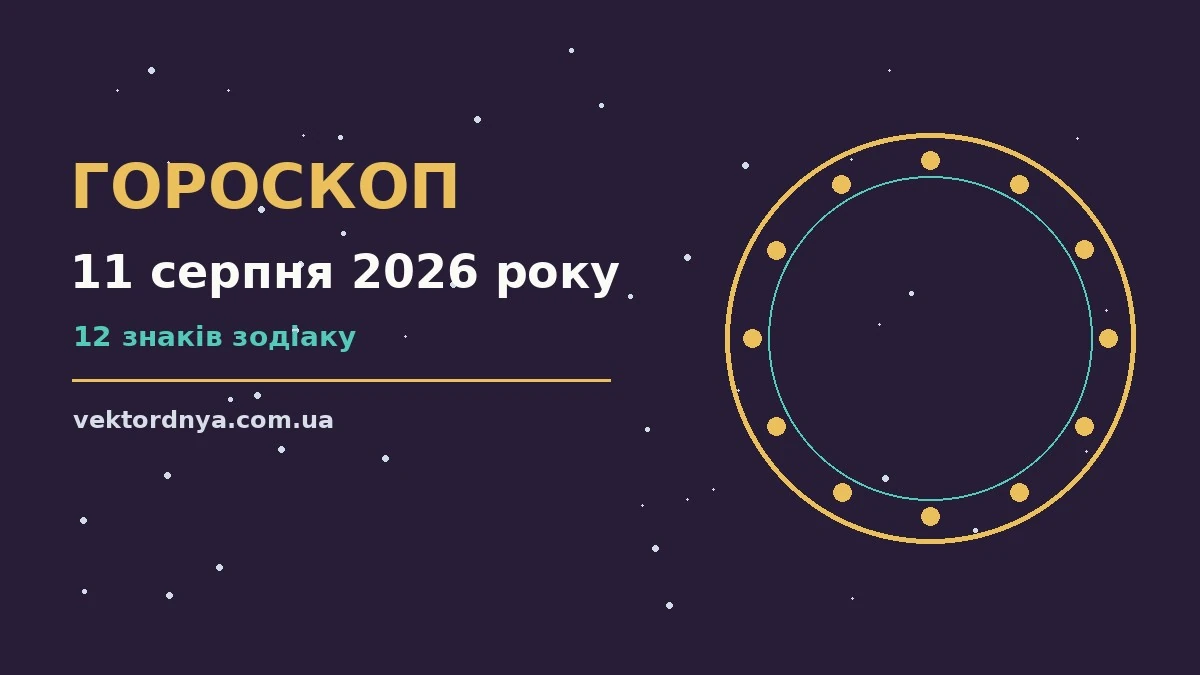 Астрологічний гороскоп на 11 серпня 2026 року, знаки Зодіаку, нотатки і чашка кави на столі