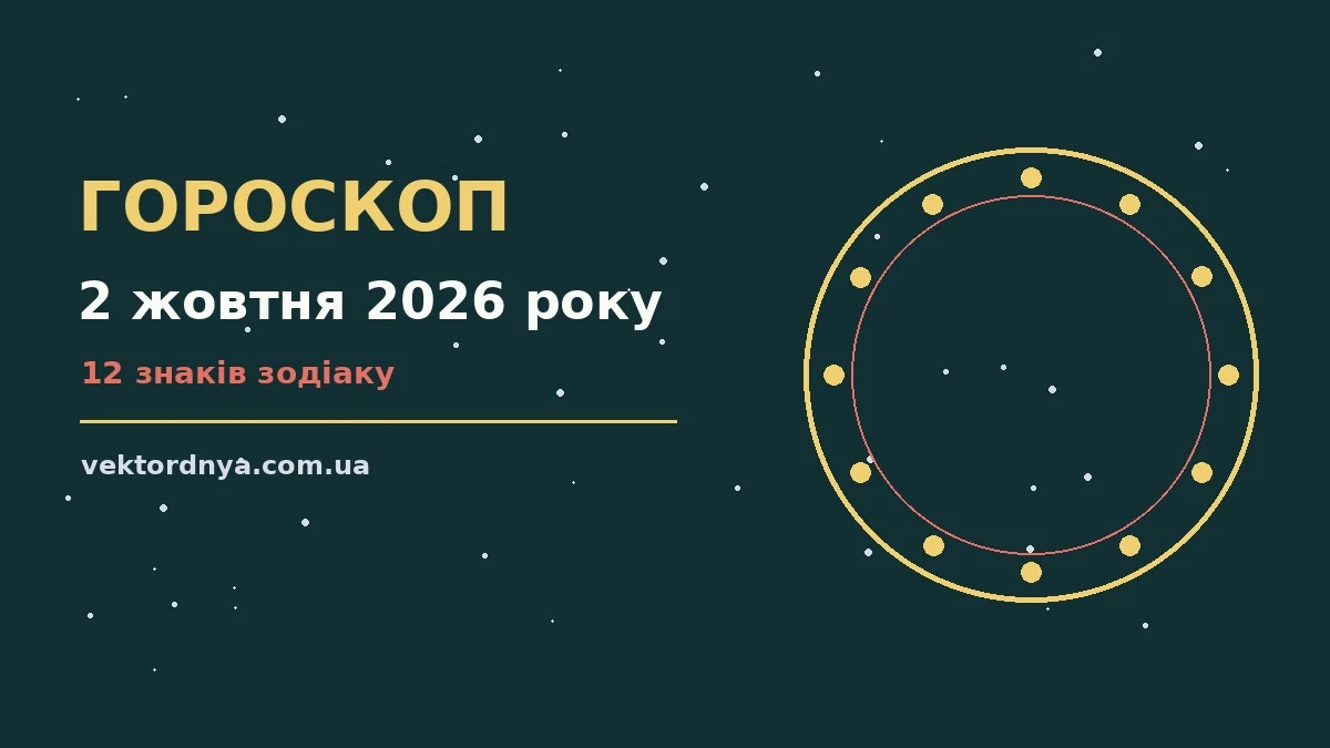 Гороскоп на 2 жовтня 2026 року: важливі сигнали дня про можливості й обережність